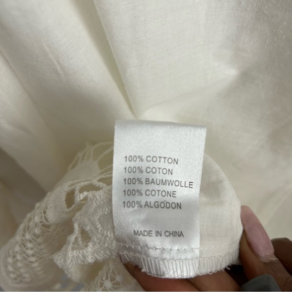 ASOS - Glamorous Swing Dress with Crochet Sleeve - Picture 14 of 14